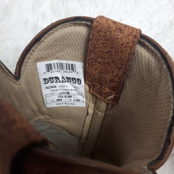 Durango 6.5 Cork Booties Cowboy Cowgirl boots - Picture 3 of 7